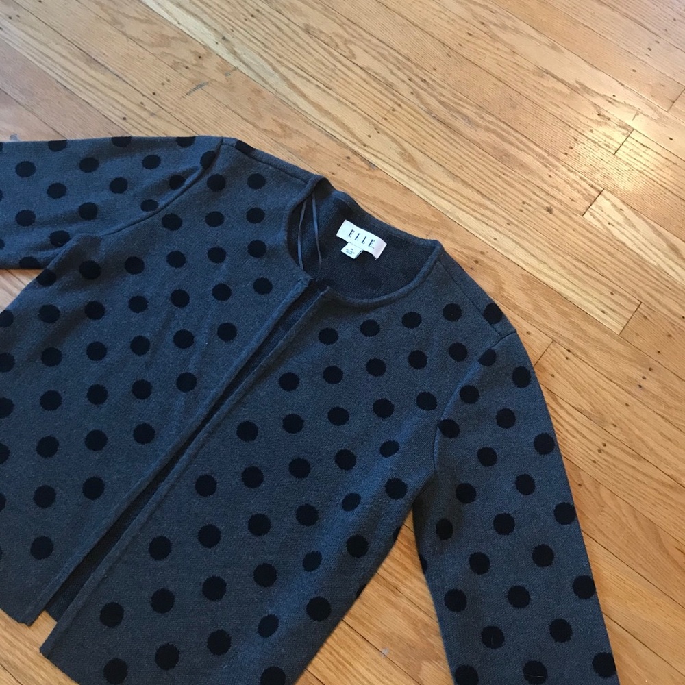 ELLE polka dot cardigan